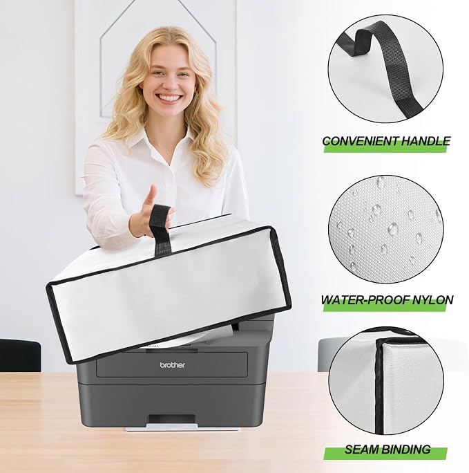 Printer Cover for Brother, Waterproof Anti-Static Thick Dust Cover, Printer - Image 3