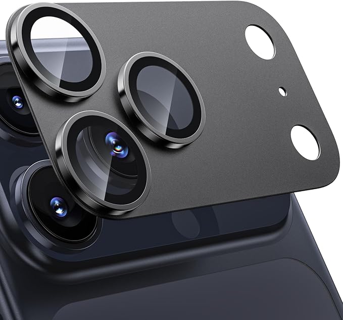 WSKEN for iPhone 17 Pro Camera Lens Protector, Metal Aluminum Alloy Tempered by SmartProtectionGreenerFuture