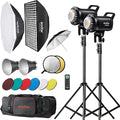 Godox SL60IID LED Video Light Kit, 70W x2 Daylight Continuous Lighting by GODOX