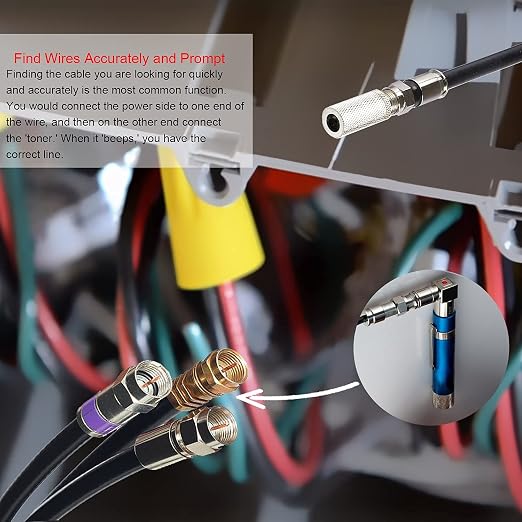 Coaxial Cable Tester, Voltage Protected Coax Cable Wire Tracer Pocket - Image 7
