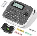 Label Maker Machine with Tape, Label Maker Waterproof Labels 12mm, D210s by HOME