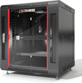 12U Wall Mount Server Rack Cabinet 24” Deep, 19” Network & AV Enclosure by SYSRACKS