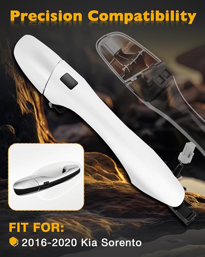 Gledewen Front Right Handle w/Smart Keyless Entry System, Compatible - Image 2