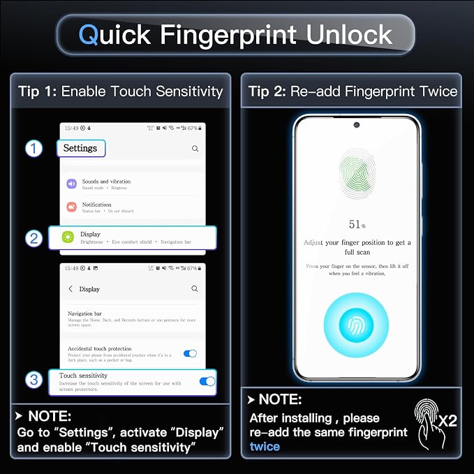 JETech Screen Protector for Samsung Galaxy S26 - Image 2