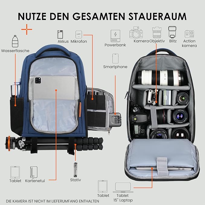 TARION Camera Backpacks for Photographers - Image 2