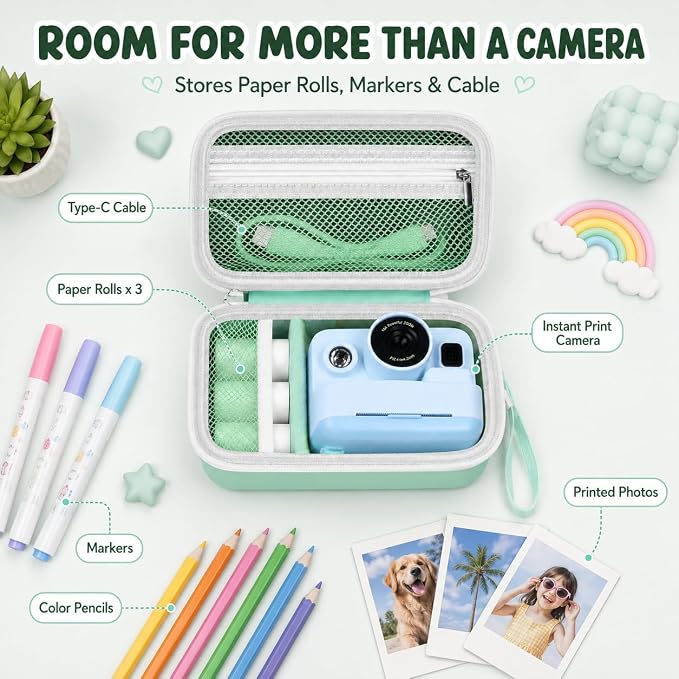 kids Instant Print Camera Case Compatible - Image 3
