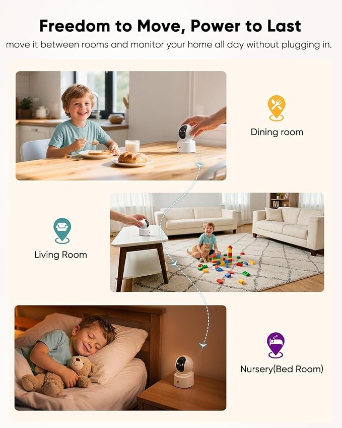 Indoor Camera Wireless, Pet Camera Indoor - Image 7