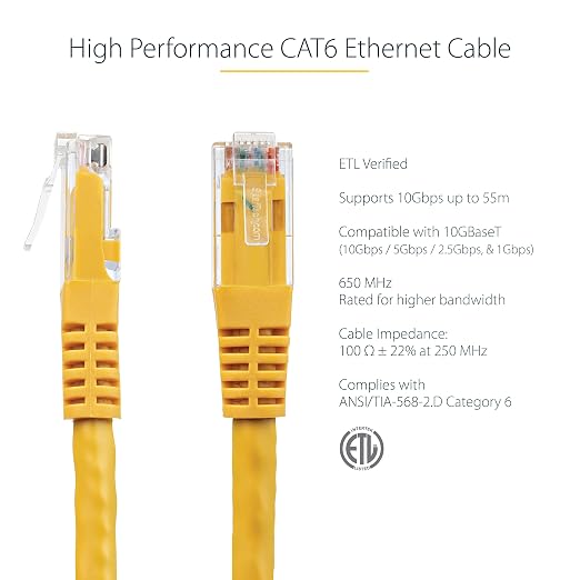 StarTech 50ft CAT6 Ethernet Cable - Image 2