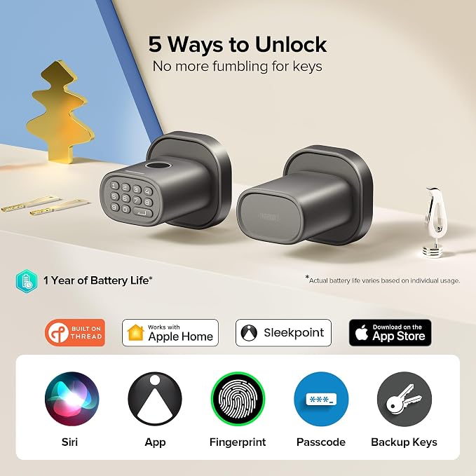 ThorBolt HomeKit Lock Over  Smart Fingerprint Lock - Image 2