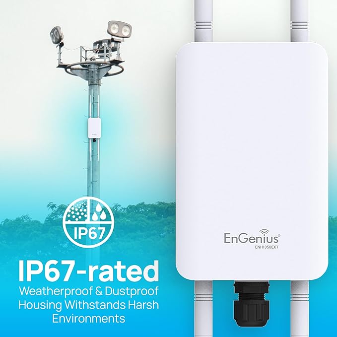 EnGenius ENH1350EXT Wi-Fi 5 AC1300 Outdoor Access Point - Image 3