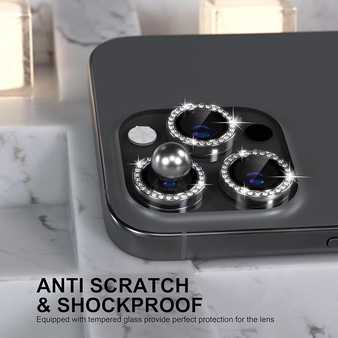 Choiche Compatible for iPhone 16 Pro/iPhone 16 Pro Max Camera Lens Protector - Image 2