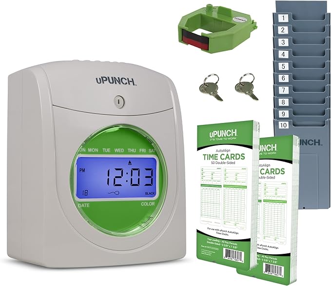 uPunch JC1500 Starter Time Clock Bundle by uPunch