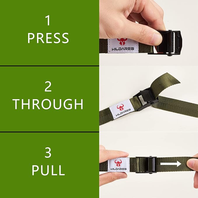 1" x 6.6' Trail Cam Strap, Game Camera Straps, Trail Camera mounting Straps - Image 3