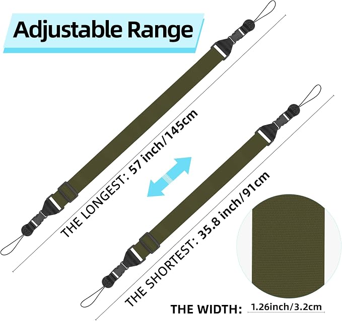 Adjustable Shoulder Strap:Comfortable iPad Strap Nylon Neck Lanyard - Image 2