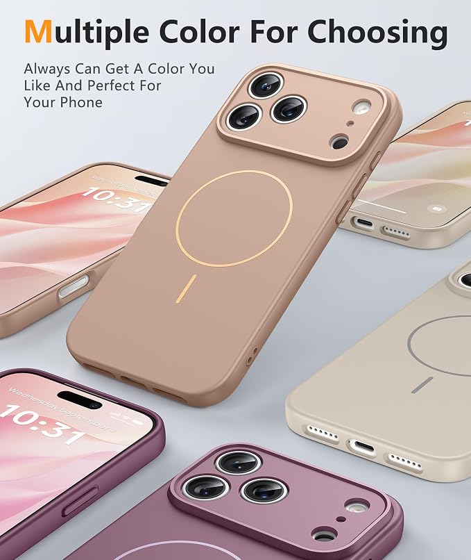 FNTCASE for iPhone 17 Pro Case: Integrated Silicone Phone Cases - Image 5
