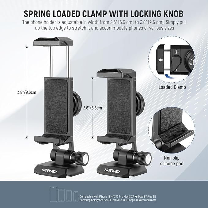 Neewer Phone Tripod Mount Adapter - Image 3