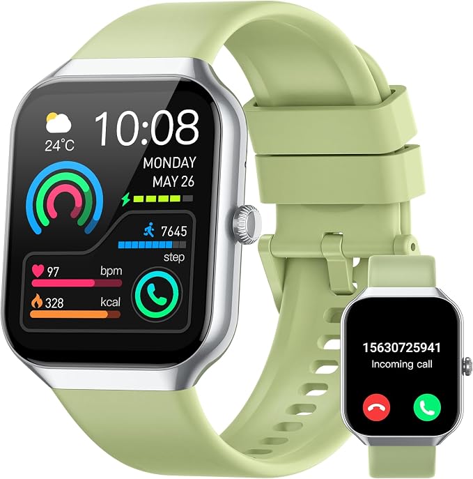 Smart Watch for Men Women, 1.96" HD Smartwatch by Jugeman