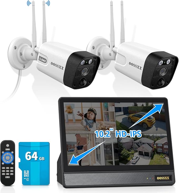 Wireless WiFi Outdoor Security Camera System by OOSSXX