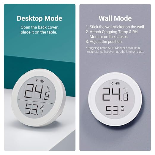 Qingping Digital Bluetooth Thermometer Hygrometer, Accurate Temperature - Image 3