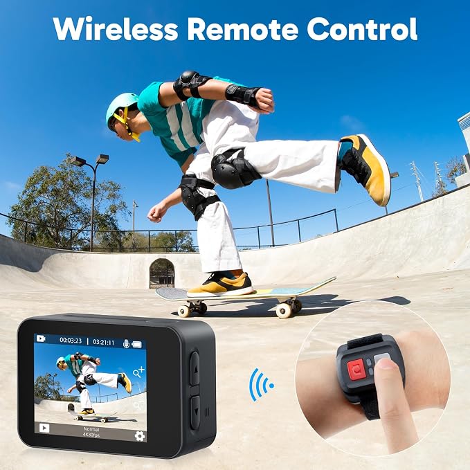 AKASO V50X Native 4K30fps WiFi Action Camera - Image 8