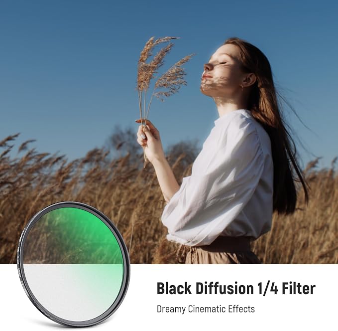 NEEWER 46mm Black Diffusion 1/4 Filter - Image 2