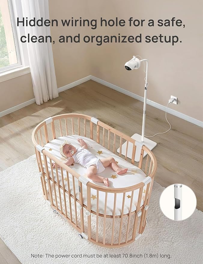 Dr.Care Baby Monitor Floor Stand, Universal Adjustable Gooseneck Holder - Image 4