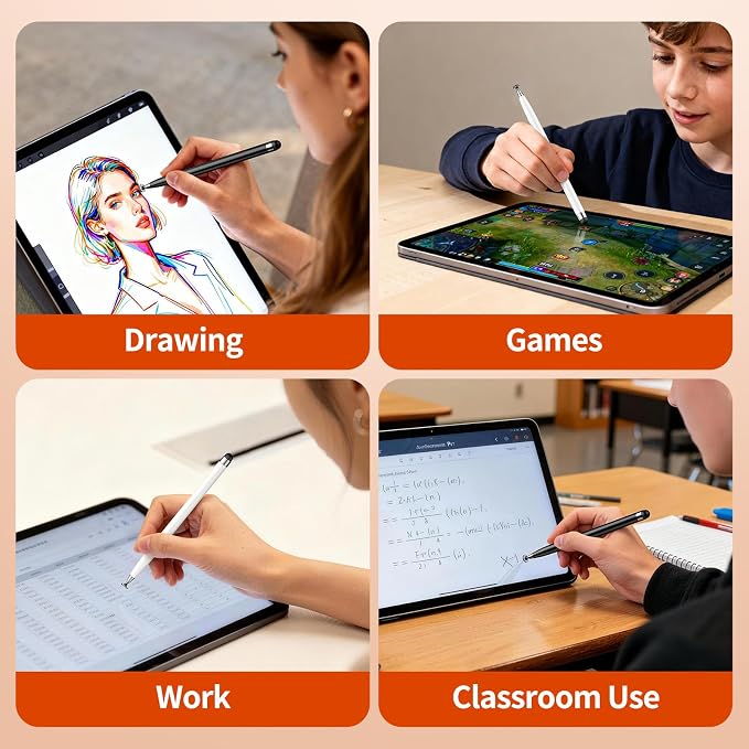 10PCS Stylus Pen for Touchscreen, Lightweight 2 in 1 Design | Stylus Pen for - Image 8