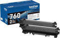 Brother Genuine High-Yield Black Toner Cartridge Twin Pack TN760 2Pk, 2 Pack by Brother