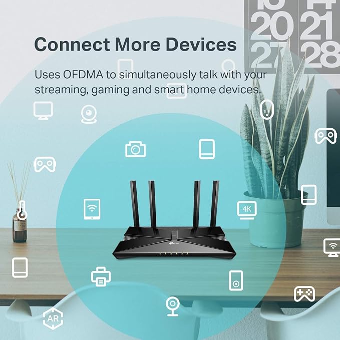 TP-Link Wifi 6 AX1500 Smart WiFi Router 802.11ax Router, Dual Band AX Router - Image 3