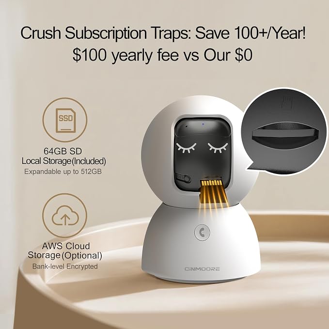 5G Indoor Camera, 3K Pet/Dog Camera - Image 2