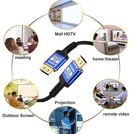 18Gbps hdmi Cable 10 ft with Gripping Connectors, 4k Ultra high Speed Ethernet - Image 6