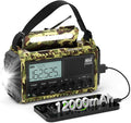 Emergency Weather Radio, 12000mAh/44400mWh Solar Hand Crank AUTO NOAA by PPLEE