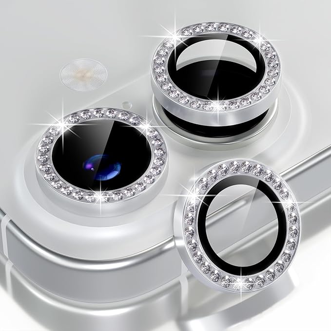 Choiche Compatible for iPhone 17 Camera Lens Protector Bling, 9H Tempered Glass by Choiche