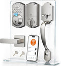 Veise VE012W-H WiFi Smart Front Door Lock Set, Built-in WiFi, App Remote & by Veise