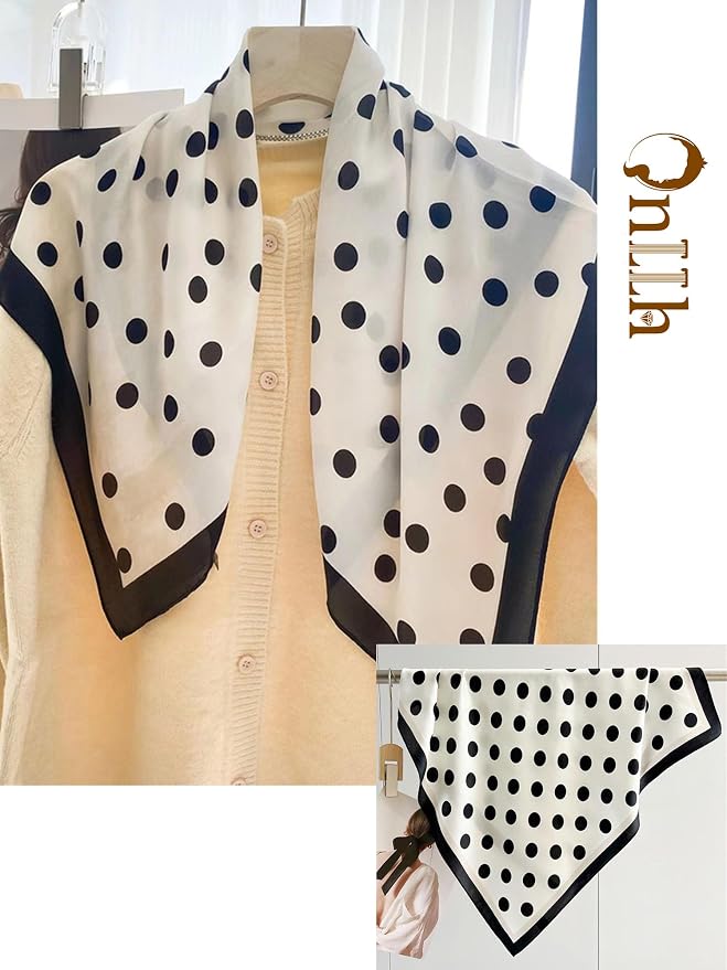 Silky Scarf for Women Lightweight Satin Bandanas Neck Hair Wrap For Sleeping - Image 4