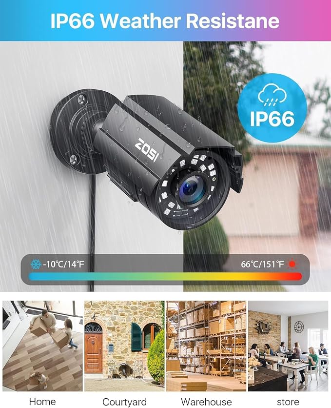 ZOSI 8CH 5MP Lite Security Camera System - Image 5