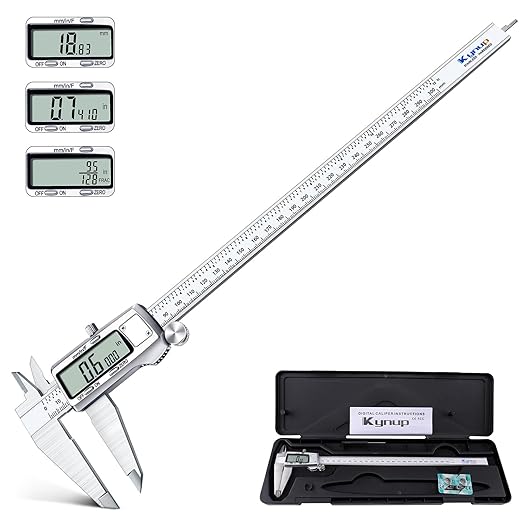 Kynup Digital Caliper 12inch, Caliper Measuring Tool, Micrometer Caliper by SunhpMallLLC