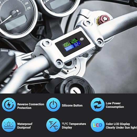 DROK RV Battery Monitor 12v - Image 2