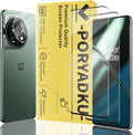 V-PORYADKU 2 Pack for OnePlus 11 Screen Protector + 2 Pack Camera Lens Protector by PORYADKU