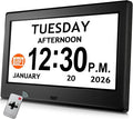 7'' Digital Clock, Dementia Clock by Pastigio