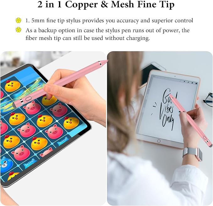 Stylus Pen for Touchscreen, Kenkor Rechargeable Digital Fine Point Active - Image 4