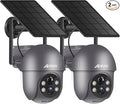 ANRAN 3MP Security Camera Wireless Outdoor, 2K Solar Outdoor Camera by ANRAN
