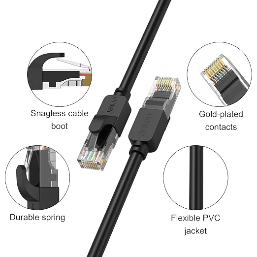 Cat 6 Ethernet Cable 125 ft, Indoor/Outdoor 26AWG UTP High Speed 10Gbps - Image 3