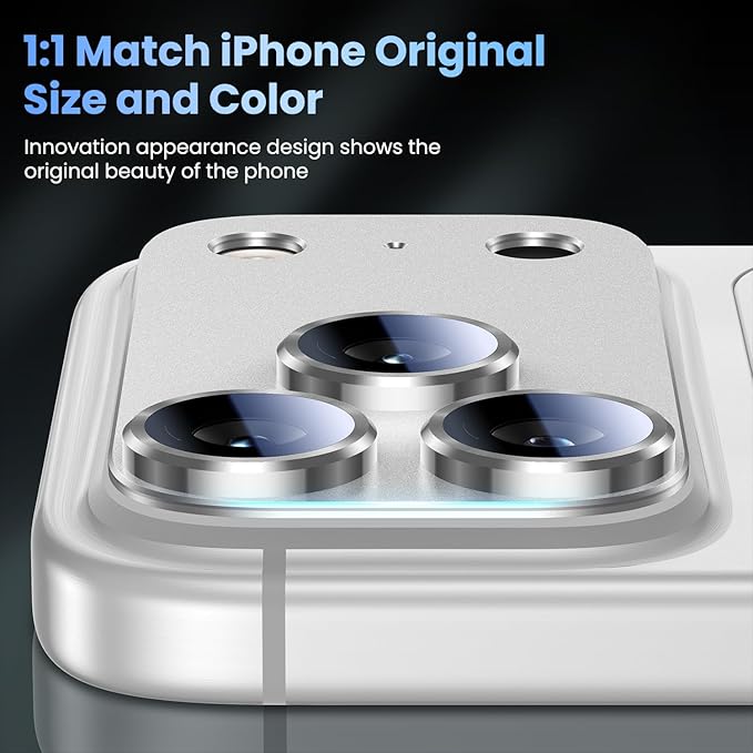 Uyiton Compatible with iPhone 17 Pro Max Camera Lens Protector - Image 6
