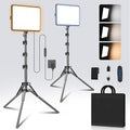2-Pack LED Photography Lighting Kit, Arsoer 15W Bi-Color Video Light Kit by Arsoer