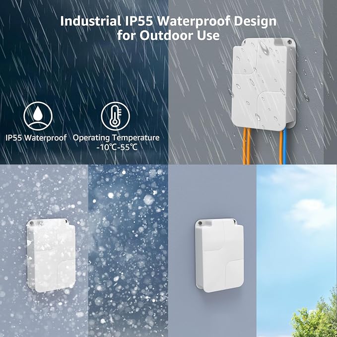 YuanLey Outdoor 2.5 Gigabit PoE Extender 1 in 3 Out, 4 Port 2.5Gbps PoE - Image 7