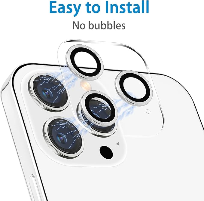 Dengduoduo 3 Pack Tempered Glass Camera Lens Protector - Image 4