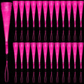 12 Pack Pink Glow Sticks Light Up Fiber Optic Stick Glow Wands Bulk by NUDALA
