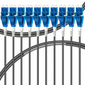 10-Pack - 1m Uniboot LC to LC Armored Fiber Patch Cable, Singlemode 9/125um by Bangun