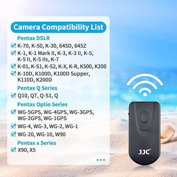 JJC Wireless Infrared Shutter Release Remote Control Compatible - Image 4